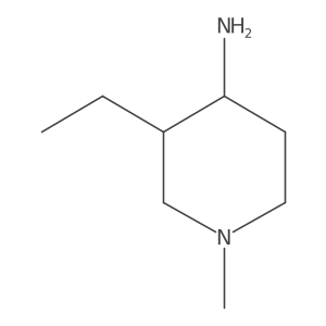 (3S,4R)-3-ethyl-1-methylpiperidin-4-amine Structure