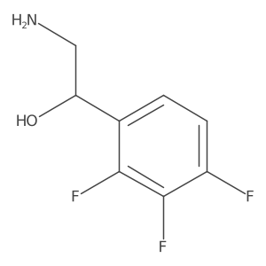 2-Amino-1-(2,3,4-trifluorophenyl)ethan-1-ol Structure