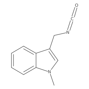 3-(isocyanatomethyl)-1-methyl-1H-indole结构式