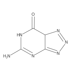 5-Amino-3H-[1,2,3]triazolo[4,5-d]pyrimidin-7(7aH)-one Structure