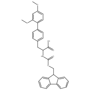 Fmoc-4-(2,4-dimethoxyphenyl)-DL-phenylalanine Structure