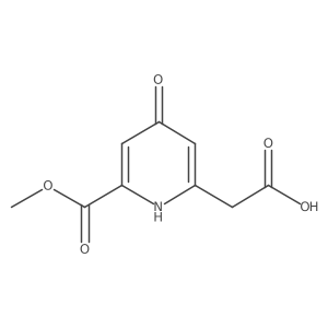 [4-Hydroxy-6-(methoxycarbonyl)pyridin-2-YL]acetic acid结构式