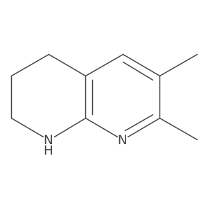 6,7-Dimethyl-1,2,3,4-tetrahydro-1,8-naphthyridine结构式