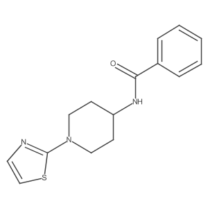 N-(1-(thiazol-2-yl)piperidin-4-yl)benzamide Structure