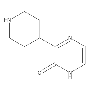 3-(Piperidin-4-yl)pyrazin-2-ol Structure