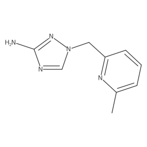 1-[(6-methylpyridin-2-yl)methyl]-1H-1,2,4-triazol-3-amine Structure
