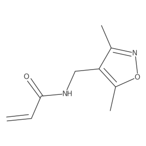 N-[(3,5-Dimethyl-1,2-oxazol-4-yl)methyl]prop-2-enamide结构式