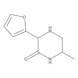 3-(Furan-2-yl)-6-methylpiperazin-2-one结构式