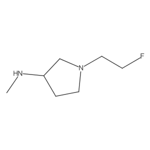 1-(2-fluoroethyl)-N-methylpyrrolidin-3-amine Structure