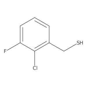 (2-Chloro-3-fluorophenyl)methanethiol Structure