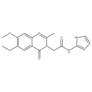 2-(6,7-dimethoxy-2-methyl-4-oxoquinazolin-3(4H)-yl)-N-(1H-imidazol-2-yl)acetamide Structure