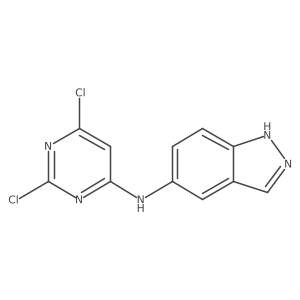 N-(2,6-dichloro-4-pyrimidinyl)-1H-indazol-5-amine Structure