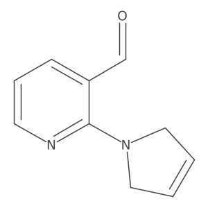2-(2,5-Dihydro-1H-pyrrol-1-yl)pyridine-3-carbaldehyde Structure