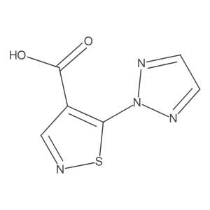 5-(2H-1,2,3-Triazol-2-yl)isothiazole-4-carboxylic acid Structure