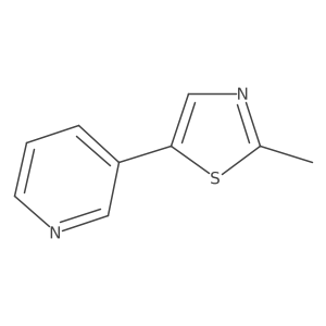 3-(2-Methyl-1,3-thiazol-5-yl)pyridine Structure