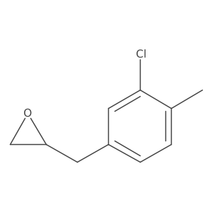 2-[(3-Chloro-4-methylphenyl)methyl]oxirane Structure