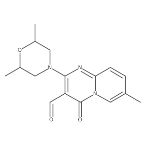 2-(2,6-dimethylmorpholin-4-yl)-7-methyl-4-oxo-4H-pyrido[1,2-a]pyrimidine-3-carbaldehyde结构式