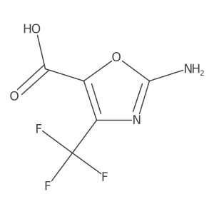 2-Amino-4-(trifluoromethyl)-1,3-oxazole-5-carboxylic acid Structure