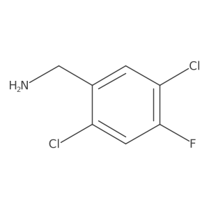 2,5-Dichloro-4-fluorobenzylamine Structure