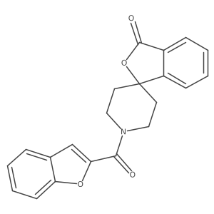 1'-(benzofuran-2-carbonyl)-3H-spiro[isobenzofuran-1,4'-piperidin]-3-one Structure