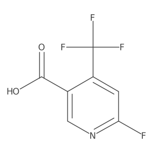 6-Fluoro-4-(trifluoromethyl)nicotinic acid Structure
