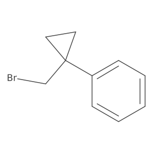 [1-(Bromomethyl)cyclopropyl]benzene Structure