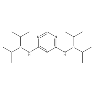 N2,N4-Bis(diisopropylphosphino)-1,3,5-triazine-2,4-diamine结构式