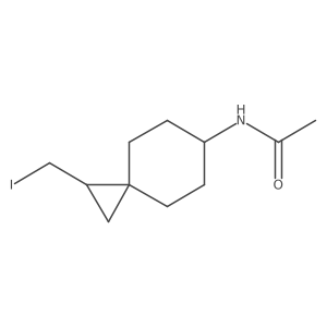 N-(1-(iodomethyl)spiro[2.5]octan-6-yl)acetamide Structure