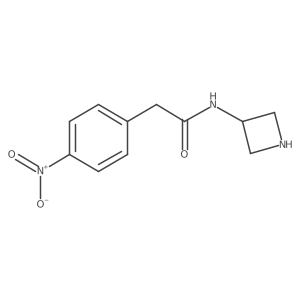 N-(azetidin-3-yl)-2-(4-nitrophenyl)acetamide Structure