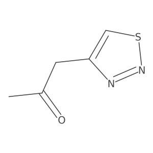 1-(1,2,3-Thiadiazol-4-yl)propan-2-one结构式