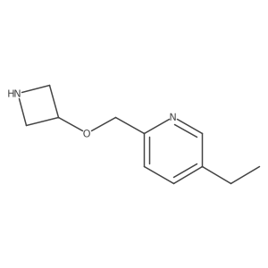2-[(Azetidin-3-yloxy)methyl]-5-ethylpyridine Structure