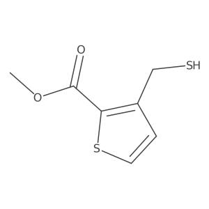 Methyl 3-(sulfanylmethyl)thiophene-2-carboxylate结构式