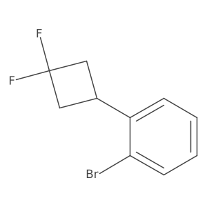 1-Bromo-2-(3,3-difluorocyclobutyl)benzene Structure