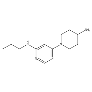 6-(4-aminopiperidin-1-yl)-N-propylpyrimidin-4-amine结构式