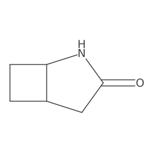 (1S,5S)-2-Azabicyclo[3.2.0]heptan-3-one Structure