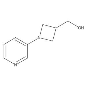 (1-(Pyridin-3-yl)azetidin-3-yl)methanol Structure