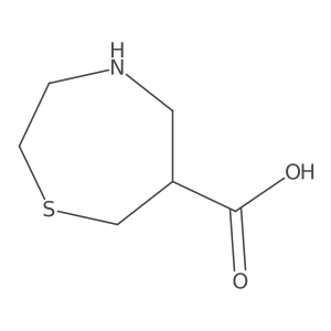 1,4-Thiazepane-6-carboxylic acid结构式