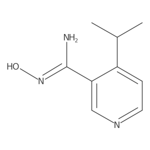 N-Hydroxy-4-isopropylnicotinimidamide结构式