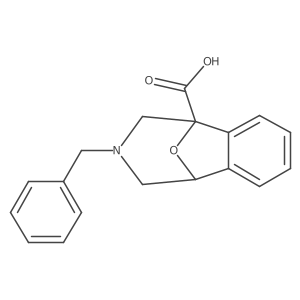 3-Benzyl-2,3,4,5-tetrahydro-1H-1,5-epoxybenzo[d]azepine-1-carboxylic acid结构式