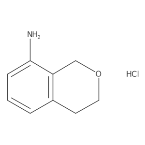 3,4-dihydro-1H-2-benzopyran-8-amine hydrochloride结构式