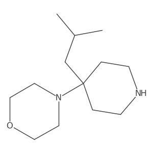 4-[4-(2-Methylpropyl)piperidin-4-yl]morpholine Structure
