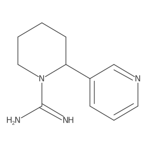 2-(Pyridin-3-yl)piperidine-1-carboximidamide Structure