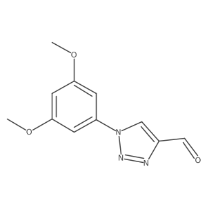 1-(3,5-dimethoxyphenyl)-1H-1,2,3-triazole-4-carbaldehyde Structure