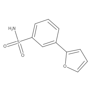 3-(2-Furanyl)benzenesulfonamide结构式