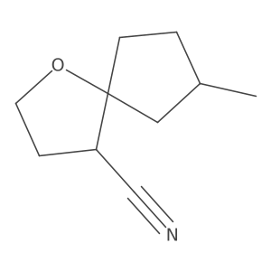 7-Methyl-1-oxaspiro[4.4]nonane-4-carbonitrile Structure