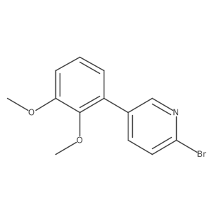 2-Bromo-5-(2,3-dimethoxyphenyl)pyridine Structure