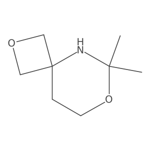 6,6-Dimethyl-2,7-dioxa-5-azaspiro[3.5]nonane Structure