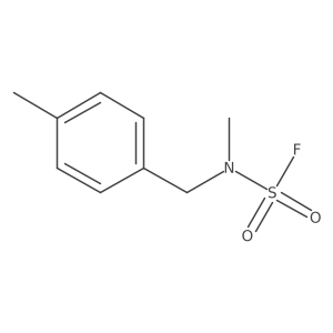 N-methyl-N-[(4-methylphenyl)methyl]sulfamoyl fluoride结构式