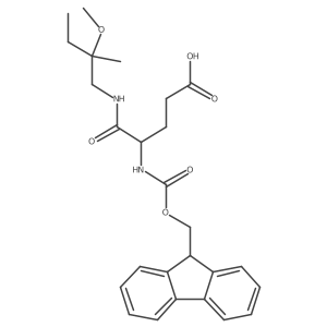 4-({[(9H-fluoren-9-yl)methoxy]carbonyl}amino)-4-[(2-methoxy-2-methylbutyl)carbamoyl]butanoic acid Structure