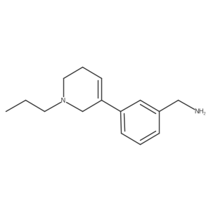 [3-(1-Propyl-1,2,5,6-tetrahydropyridin-3-yl)phenyl]methanamine Structure